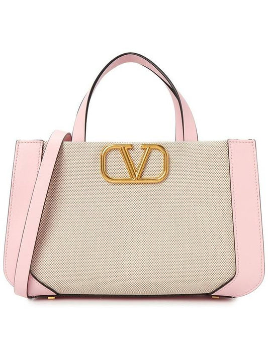 V logo tote bag cross B0K96YJH MXZ - VALENTINO - BALAAN 1