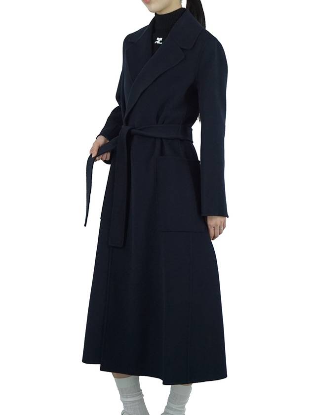 Paolore wool coat dark blue 2429016151600 012 - MAX MARA - BALAAN 7