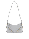 Voyou Small Leather Shoulder Bag Grey - GIVENCHY - BALAAN 1