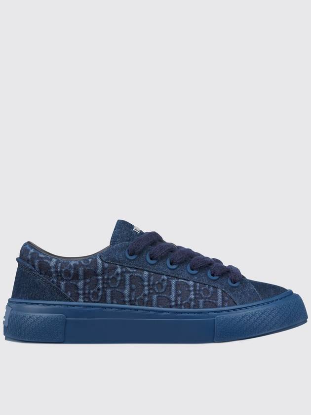 Sneakers B33 Dior in denim con logo jacquard - DIOR - BALAAN 1