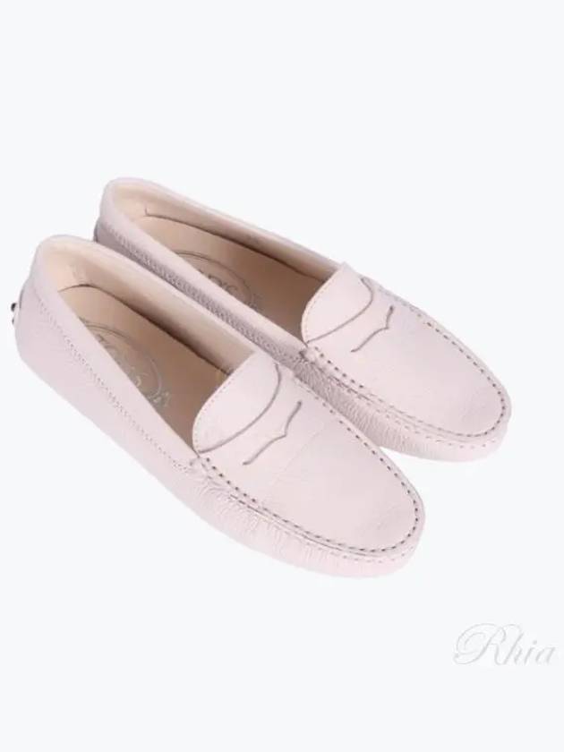 Women's Gommino Leather Driving Shoes Pink - TOD'S - BALAAN 2