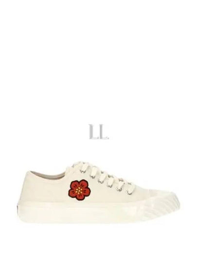 Shool Boke Flower Low Top Sneakers Cream - KENZO - BALAAN 2