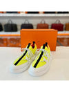 Dual Men s Sneakers White Neon Yellow - HERMES - BALAAN 4