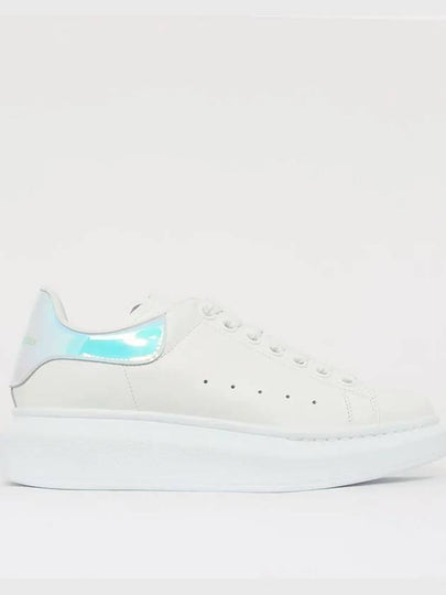 Oversized Low Top Sneakers White Iridescent - ALEXANDER MCQUEEN - BALAAN 2