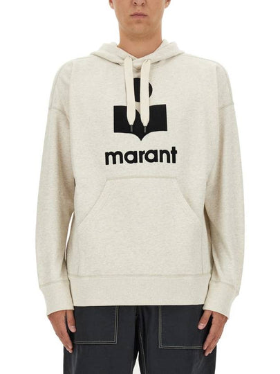 Miley Logo Hoodie Ecru - ISABEL MARANT - BALAAN 2