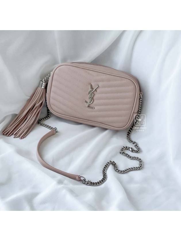 Monogram Lumini Bag Camera Bag Cross Bag Beige Pink 6125791GF02 - SAINT LAURENT - BALAAN 1