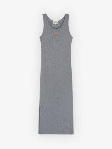 Baby Fox Sleeveless Dress Gray Women s - MAISON KITSUNE - BALAAN 1