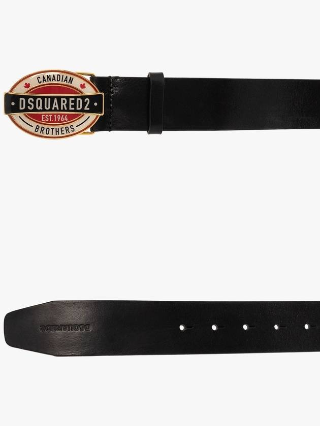 leather belt black - DSQUARED2 - BALAAN 5