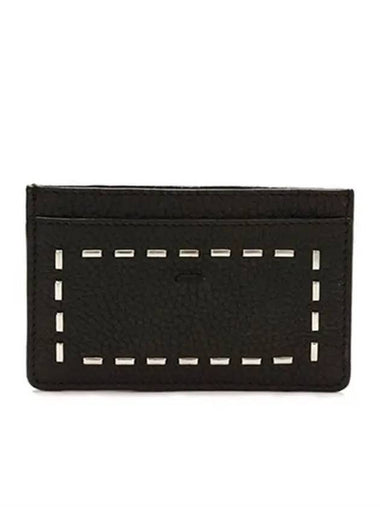 Metal stitch card wallet 7M0199 74D F0GXN - FENDI - BALAAN 1