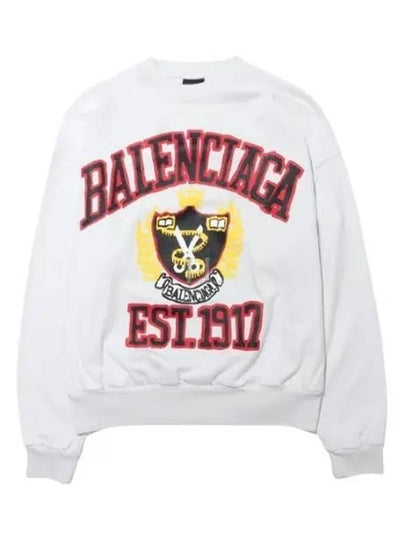 Graphic Printing Sweatshirt White - BALENCIAGA - BALAAN 2