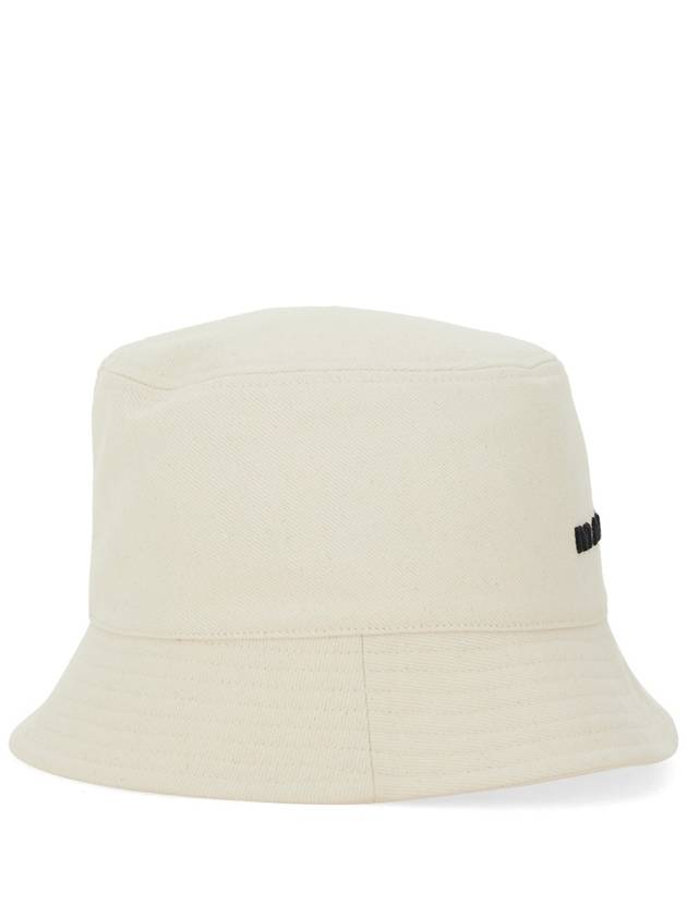 Embroidered Logo Bucket Hat Ecru - ISABEL MARANT - BALAAN 5