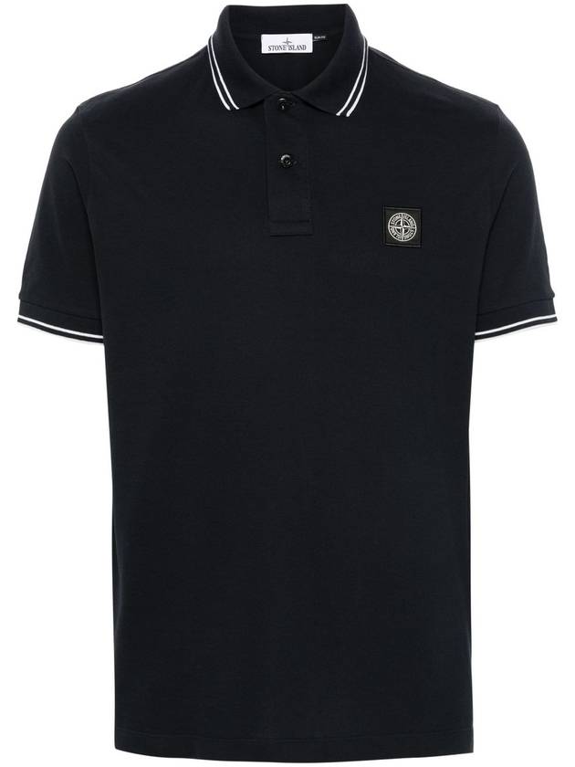 Stone Island T-shirts and Polos Blue - STONE ISLAND - BALAAN 1