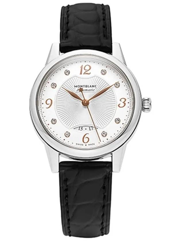 Women’s Boheme Automatic Date 30mm Leather Watch Black - MONTBLANC - BALAAN 5