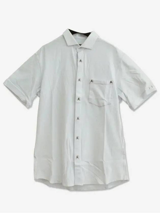 Men s Short Sleeve Shirt White MRP0483 PTE012N 01 J 7 - PHILIPP PLEIN - BALAAN 1