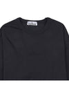 Embroidered Logo Sweatshirt Black - STONE ISLAND - BALAAN 4