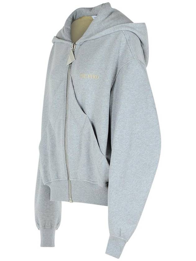 The Attico Gray Cotton Sweatshirt - THE ATTICO - BALAAN 2