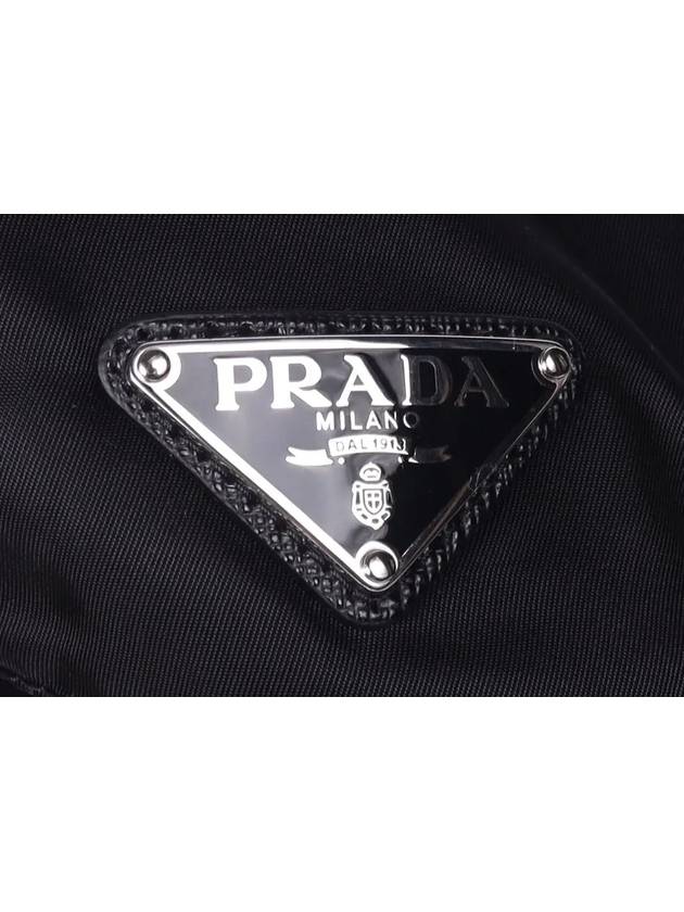 triangle logo re-nylon ball cap black - PRADA - BALAAN 5