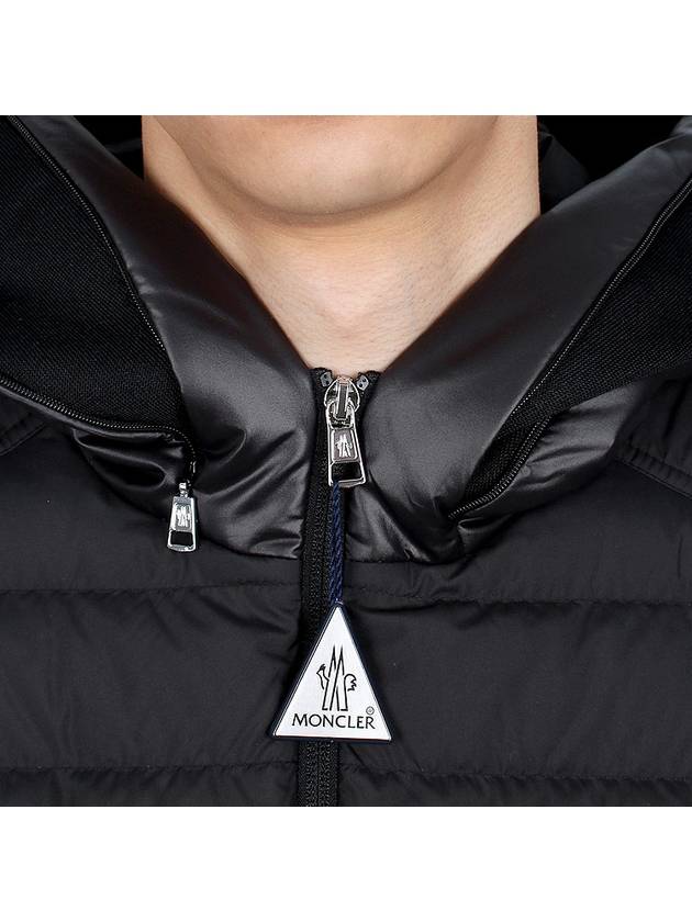 Bourget Hooded Down Vest Black - MONCLER - BALAAN 8