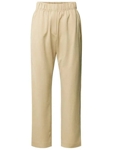 ELFO Crop Tailored Pants Beige 2357860439 002 - MAX MARA - BALAAN 1
