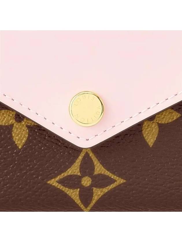 Zoe Monogram Flap Bicycle Wallet Rose Ballerine - LOUIS VUITTON - BALAAN 6