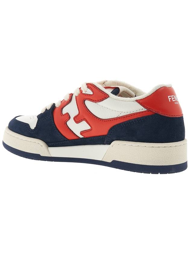 Women's Match Leather Low Top Sneakers - FENDI - BALAAN.