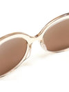 LF388 C14 Rose Gold Mirror Cat Eye Sunglasses - LINDA FARROW - BALAAN 6