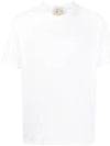 Men's Back Logo Label Cotton Short Sleeve T-Shirt White - TEN C - BALAAN 5