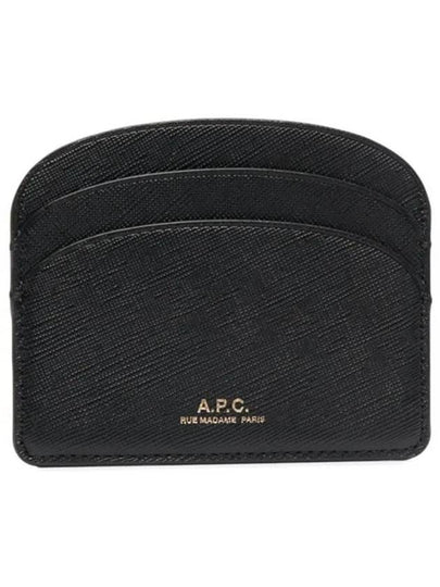 Demi Lune Card Wallet Black - A.P.C. - BALAAN 2