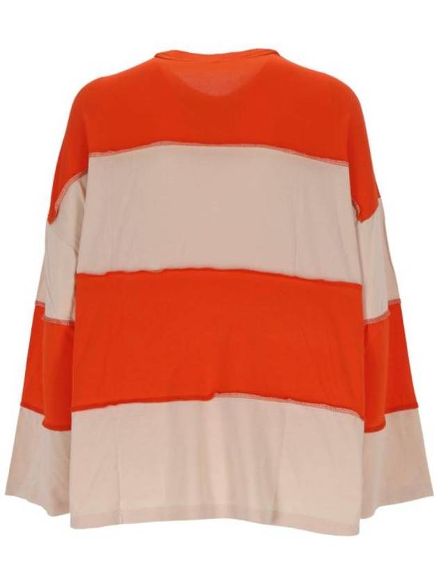 3/4 Cut Over Long Sleeve T-Shirt Orange - SUNNEI - BALAAN 3