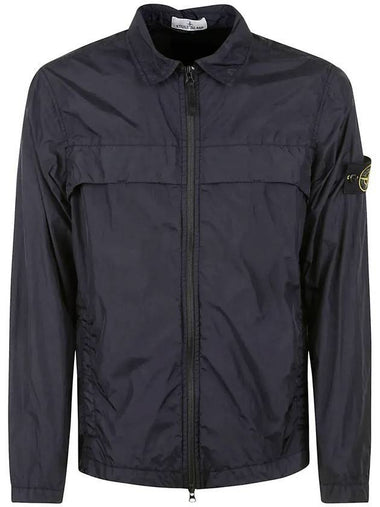 Garment Dyed Crinkle Reps R-NY Jacket Blue - STONE ISLAND - BALAAN 1