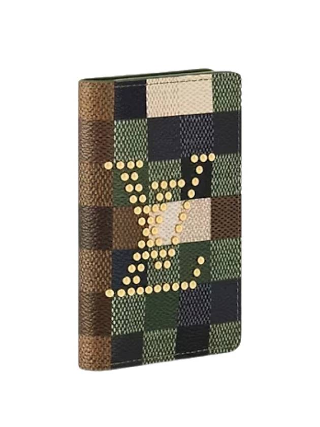 Wallet Pharrell Williams Damier Camouflage Pocket Card - LOUIS VUITTON - BALAAN 7