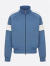 Track Zip Up Jacket Blue - DIOR - BALAAN 2