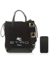 Logo Bucket Bag Black - ETRO - BALAAN 7