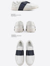 Men's Hidden Banding Low Top Sneakers White Navy - VALENTINO - BALAAN 4