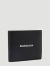 Cash Square Folded Wallet Black - BALENCIAGA - BALAAN 3