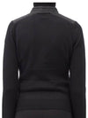 Women's Grenoble Logo Mix Padded Cardigan Black - MONCLER - BALAAN 4