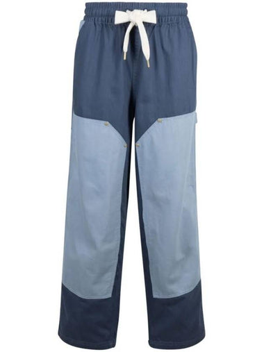 Double Knee Straight Pants Blue - PUMA - BALAAN 1