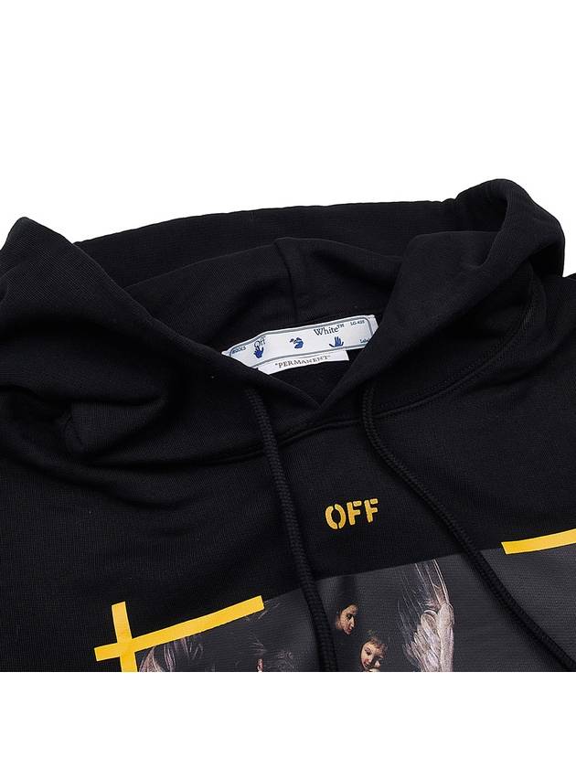 Printed Hoodie Black - OFF WHITE - BALAAN 8