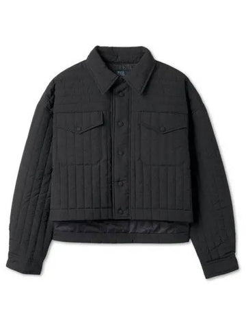 30 reward points W insulated nylon jacket black - POLO RALPH LAUREN - BALAAN 1