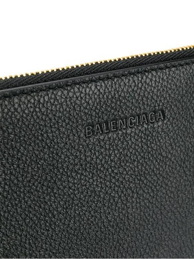 Logo Strap Clutch Bag Black - BALENCIAGA - BALAAN 4