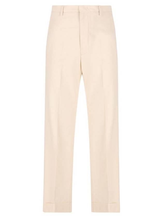 Valentino Garavani Trousers Beige - VALENTINO - BALAAN 1