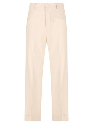 Valentino Garavani Trousers Beige - VALENTINO - BALAAN 1