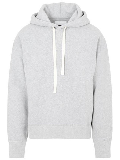 Drawstring Cotton Hoodie Powder Green - JIL SANDER - BALAAN 2