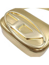 1DR Iconic Mirror Leather Shoulder Bag Gold - DIESEL - BALAAN 3