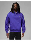 Men's Jordan Essential Fleece Pullover Hoodie Purple - NIKE - BALAAN 1