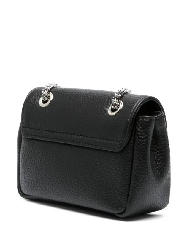 Small Re-Vegan Grain Chain Cross Bag Black - VIVIENNE WESTWOOD - BALAAN 4