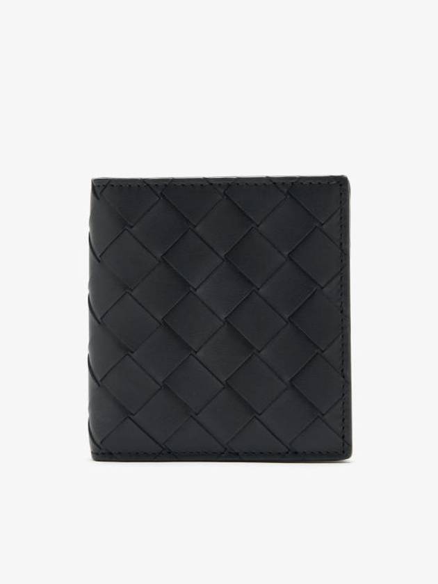 Intrecciato Bifold Half Wallet Black - BOTTEGA VENETA - BALAAN 2