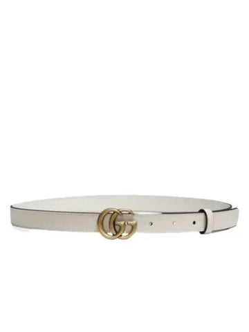 Marmont Buckle Leather Belt Women Waistband - GUCCI - BALAAN 1