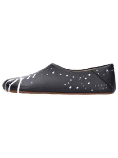 MM6 Painting Ballet Flats Black Bright White - MAISON MARGIELA - BALAAN 1