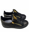 May London Gold Low Top Sneakers Black - GIUSEPPE ZANOTTI - BALAAN 2